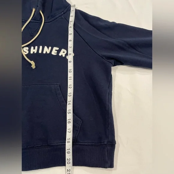 MOTHER | Moonshiners Sweatshirt Hoodie | Navy | Small - Picture 6 of 6